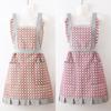 Fashion Princess Dress Double Pocket Anti-Stain Ladies Apron Kitchen Cooking Lace Cleaning Waist