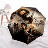 1pc Middle-earth Lord of the Rings Automatic Folding Umbrella - Compact 8-Rib Design, Durable Plastic & Iron1116L