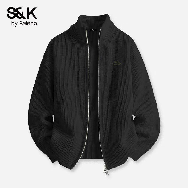 

Мужской вязаный кардиган Baleno со стойкой L