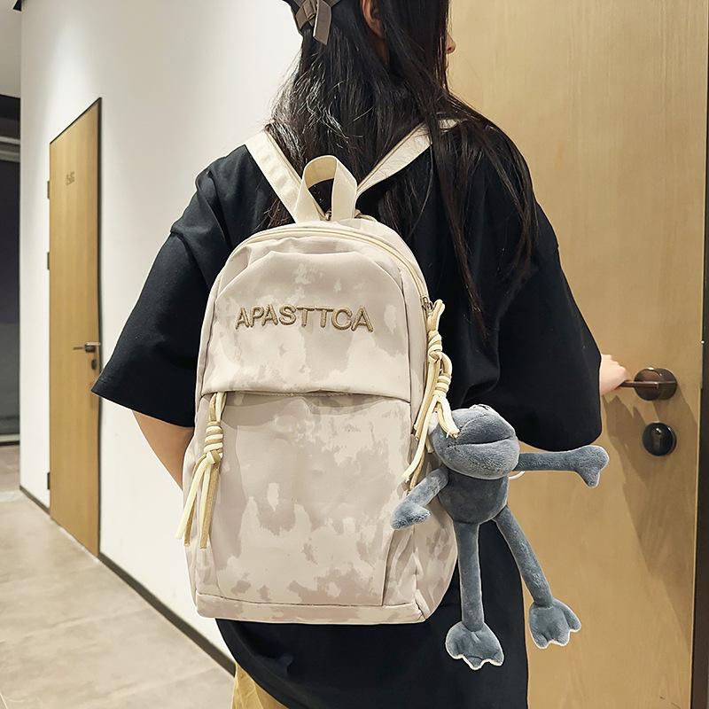 Small Backpack Female Student Versatile Go Out To Play Lightweight Small College Student Travel Backpack Male Trend Schoolbag