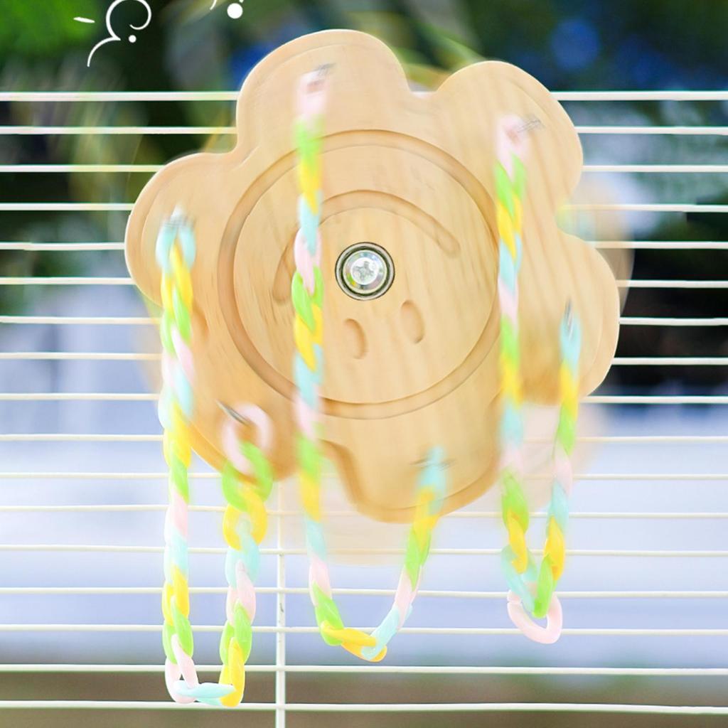 Gleitbeutler Zubehör Holz 360 Grad Drehung Sicher Leichtgewicht Kletterwerkzeug Vogelspielzeug Zubehör Für Enthusiasten Kleinvogel