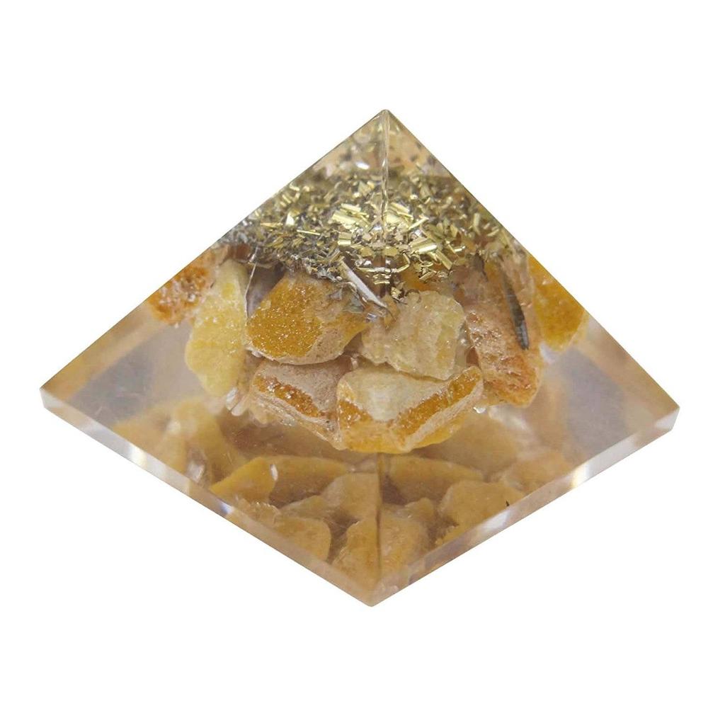 Harmonize Aventurine Orgone Pyramid Energy Generator Reiki Healing Crystal