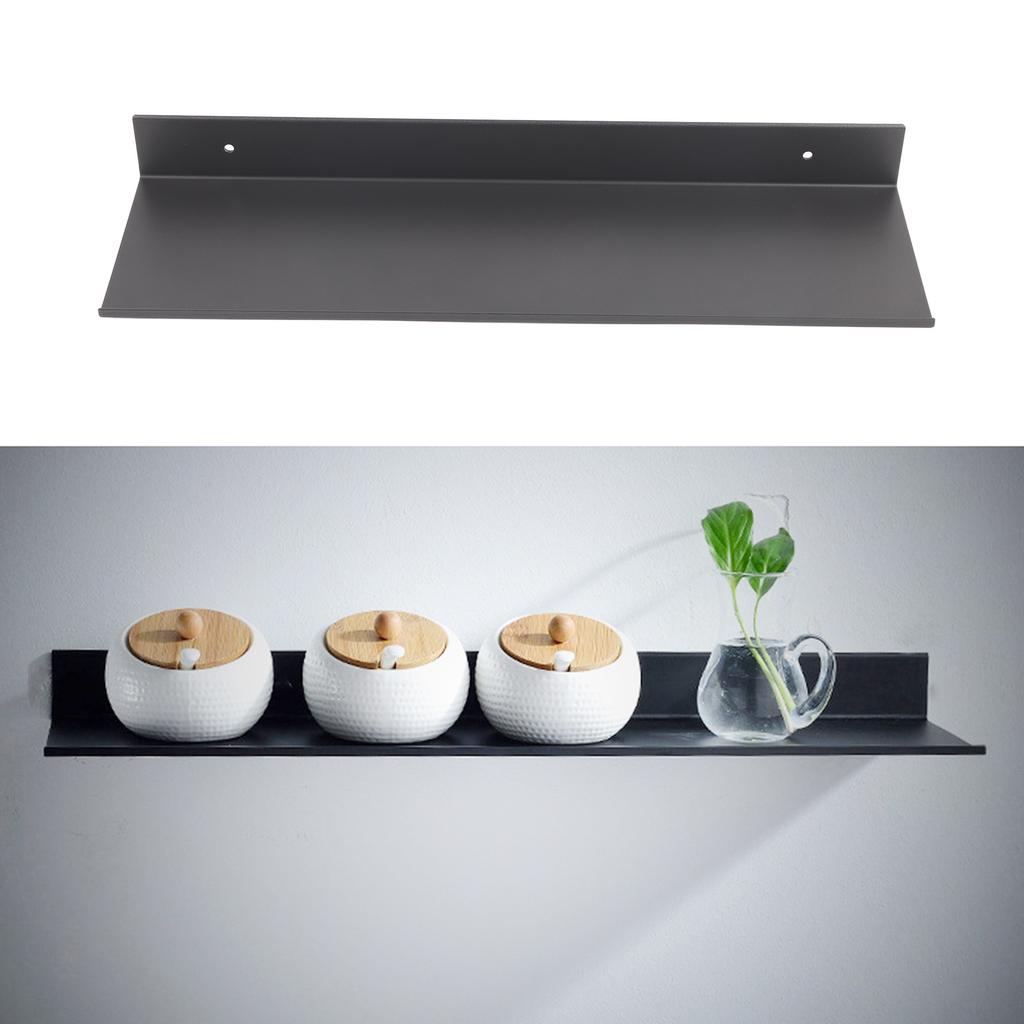 Wall Mounted Bathroom Shelf Space Aluminum Storage Racks   Bath Shower Accessory