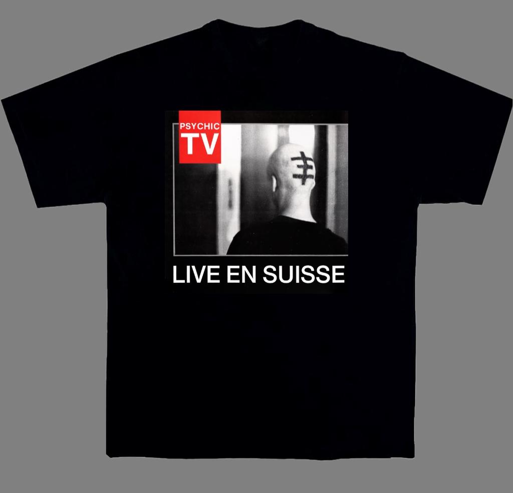 Psychic TV British Industrial Music Band Rock Music Art Style Summer Casual Tshirt Unisexs and Womens Luxury Brand Top