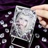 Electroplating Photocard Holder Personalized Kpop Star Card Protection Cover Y2K Idol 3 Inch Cards Sleeves Supplies