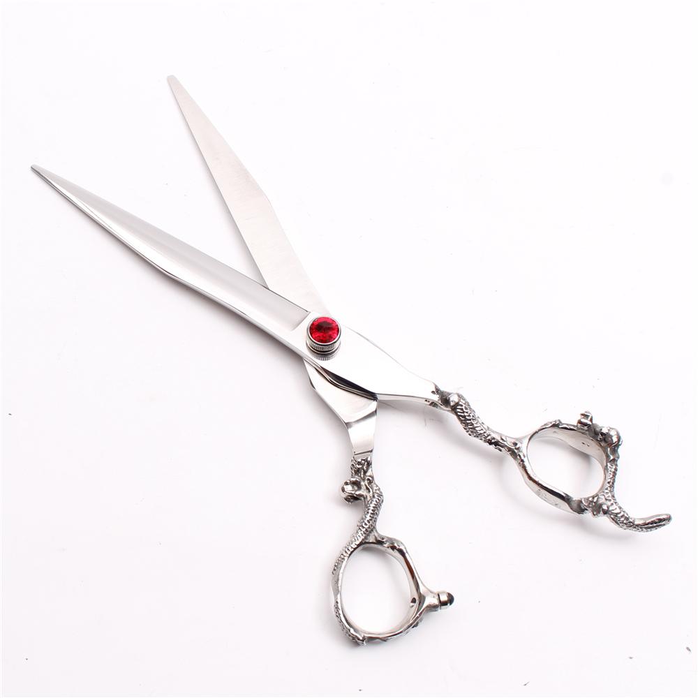 

C9101 8.0 ; Япония 440C Профессиональные ножницы для человеческих волос или домашние животные Ножницы для ухода за собаками Ножницы для стрижки Инструмент для укладки Ручка дракона DIY