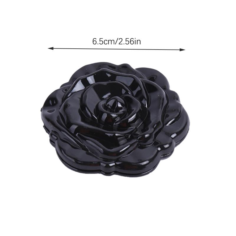Mirror Retro Rose Flower Small Pocket Makeup Mirror Double Sided Hand Mirrors