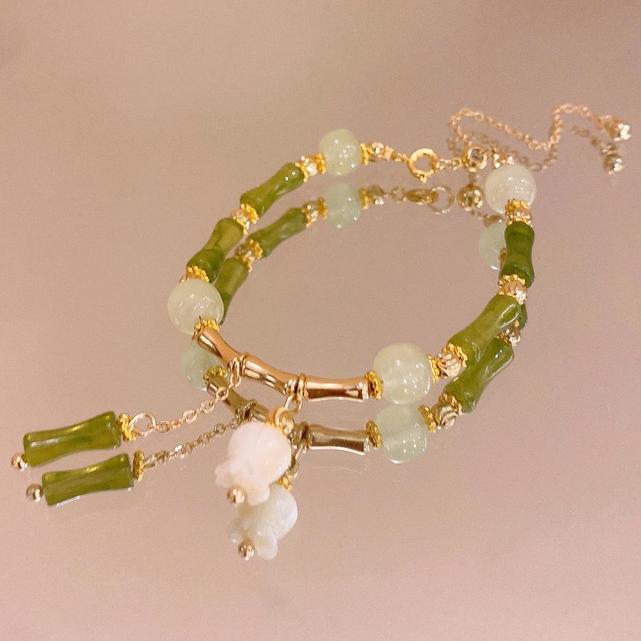 Crystal Butterfly Beaded Bracelet Women's Light Luxury Girlfriend Gift Birthday Bracelet High Value Student Party Exquisite Jewelry
