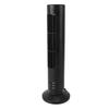 Mini-Turmventilator Blattloser Schreibtischventilator Leise Kühlung 2 Geschwindigkeiten USB Schreibtisch Tisch Turmventilator für Büro Schlafzimmer Schwarz