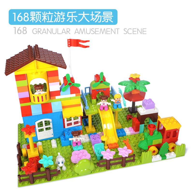 Children'S Diy Creative Variety 168 Particles Large Particles Building Block Early Education Puzzle Assembly Toy Gift