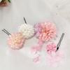 Flower Hairpins with Daisy Accessories for Women Girls Floral Japonism for Tsumami Headpieces Hair Jewelry