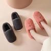 Women's Soft Sole Furry Cotton Slippers – Perfect for Postpartum, Autumn and Winter Comfort at Home.