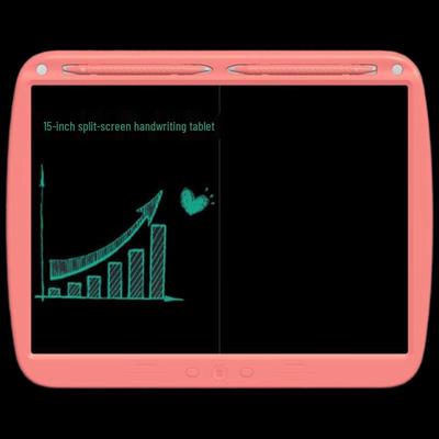 Wanji 15-inch Rechargeable LCD Split-Screen Drawing Tablet for Kids