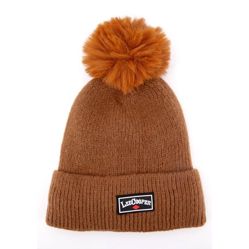 Double Beanie with Pompom Malek Woman LEE COOPER