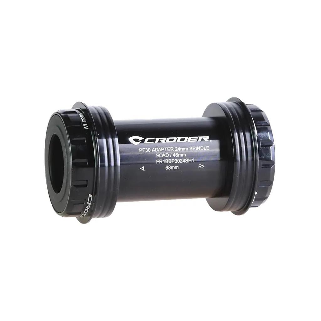 CRODER Ceramic Bearing Thread-Together PF30 Bottom Bracket for 24mm Spindle