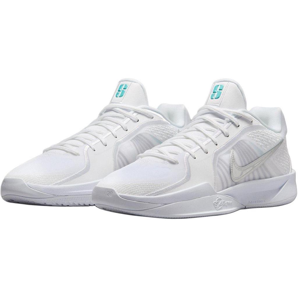 Νέα Παιδικά Παπούτσια Μπάσκετ Χαμηλού Προφίλ Nike Sabrina 2 Αντιολισθητικά Ανθεκτικά στη Φθορά Λευκά Εφήβων FQ7376-100