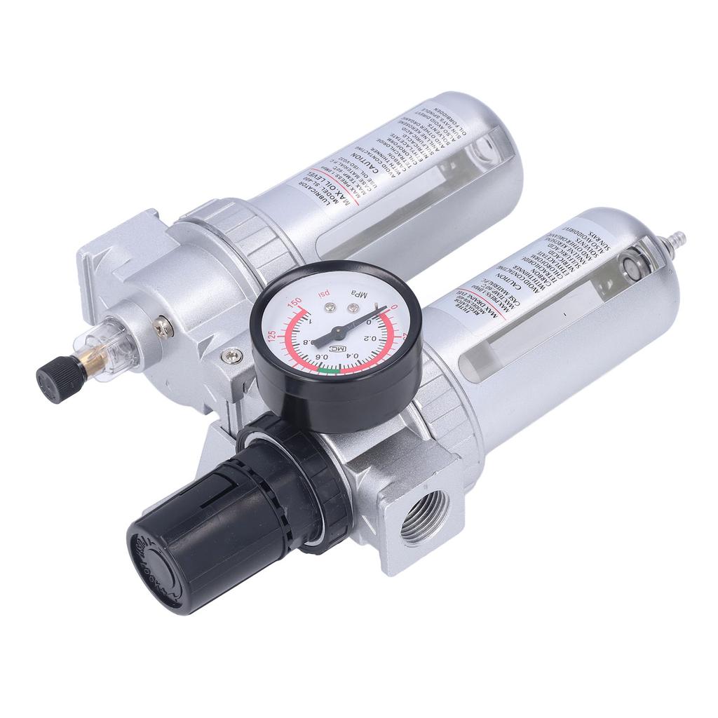 G1 2in Air Compressor Filter Water Oil Separator Regulator with Pressure Gauge Maximum 1Mpa