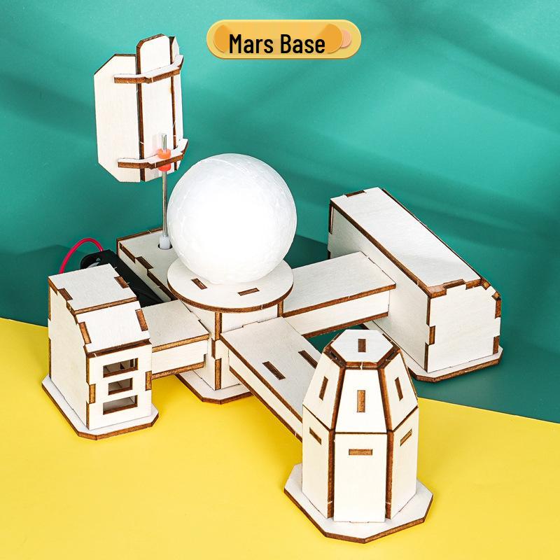Tech Small Mars Base DIY Science Experiment Model Kit for Kids