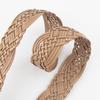 Belt New Women's Hand-woven Non-porous Belt Versatile Women's Non-punching Belt