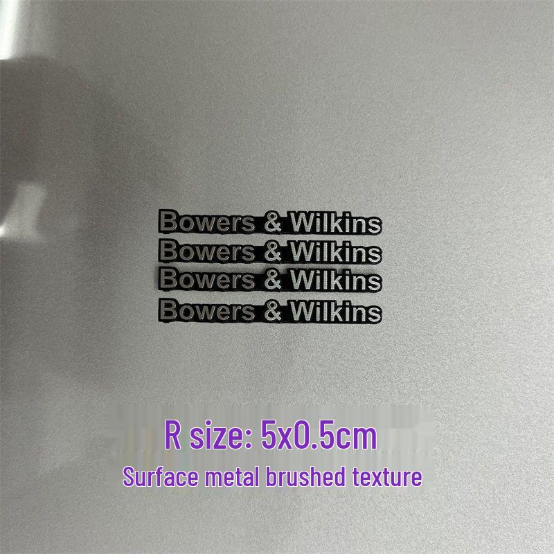 Dekorative Metallaufkleber für Auto-Audio-Lautsprecher von Bose, Harman Kardon, JBL.
