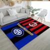 Ac Milan Customizable Name Area Rug Design for Kitchen Outdoor Foyer Balcony Antislip Carpet Anime Office Decor