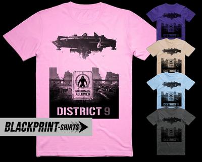 District 9 V6 | Vintage Movie T-Shirt | Classic Cult Film Graphic Tee | Unisex  | Sizes S-5XL