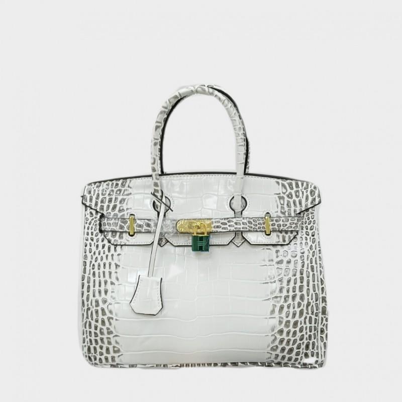 Borsa Tote di Lusso in Pelle di Coccodrillo Grande Capacità Borsa a Spalla da Donna 2026