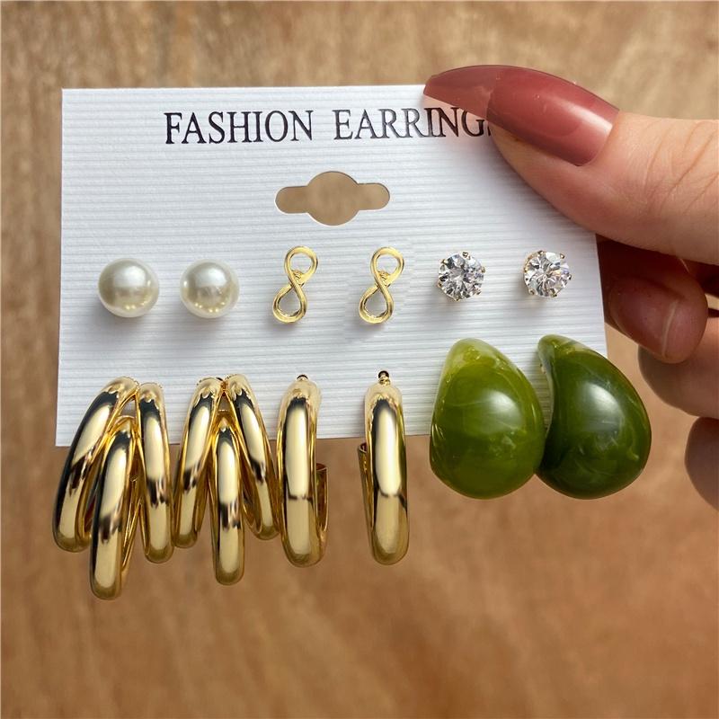 iF ME Fashion Earrings Butterfly Heart-shaped Hoop Earrings for Women Accessories Jewelry