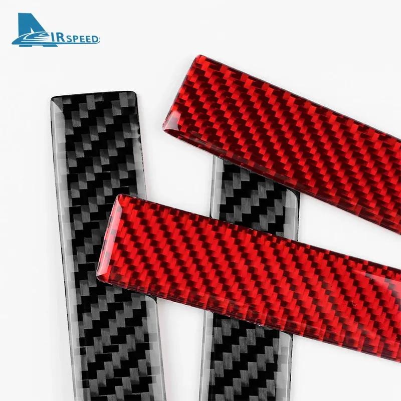 For Porsche Cayenne 2003 2004 2005 2006 2007 2008 2009 2010 Door Decor Interior Car Accessories Real Soft Carbon Fiber Sticker