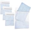ritoa Honeycomb Structure Laundry Net Mesh for Drum Washers Cute Simple Plain White Square 30×40cm (Pack of 4)