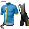 Completo da Ciclismo a Maniche Corte Mavic Set di Bretelle Abbigliamento da Strada Uomo
