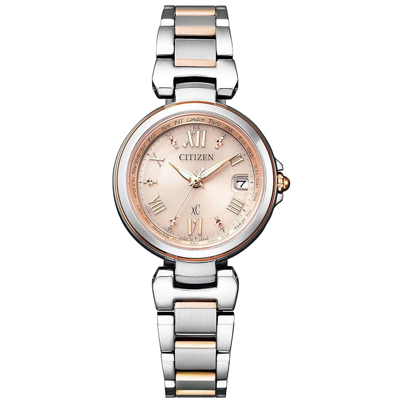 

[Citizen] CITIZEN watch xC cross sea Eco drive radio clock happy flight series EC1034-59W ladies