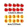 4 Styles Available Fruit Tree Puzzle Felt Children Early Education Toys Kindergarten Color Number Fruit Cognitive Teaching Aids