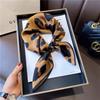Elegant Korean Style Silk Scarf: 70cm Versatile Thin Square for Women's Neck Protection