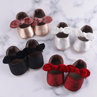 Princess Fashion Sneakers Infant Toddler Soft Sole Anti Slip First Walkers 0-1 Year Old Baby Dance Shoes