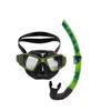 Customized Freediving Goggles Wet Snorkel Set Glass Lenses Small Volume Rubber Coated Universal Fit Mask Snorkeling Equipment