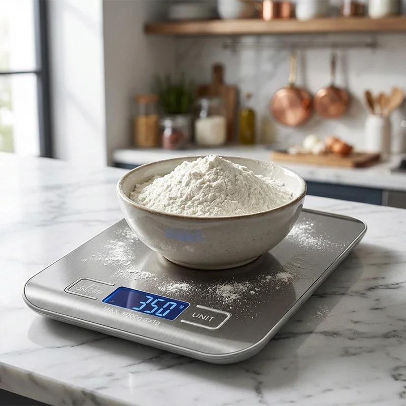 Household Kitchen High-Precision Electronic Pastry Baking Scale Small Food Baking Scale 10Kg/5Kg Accurate Weighing Lcd Display