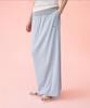 Mangomaenipeullijeu [Routine] York Banding Skirt_Light Blue