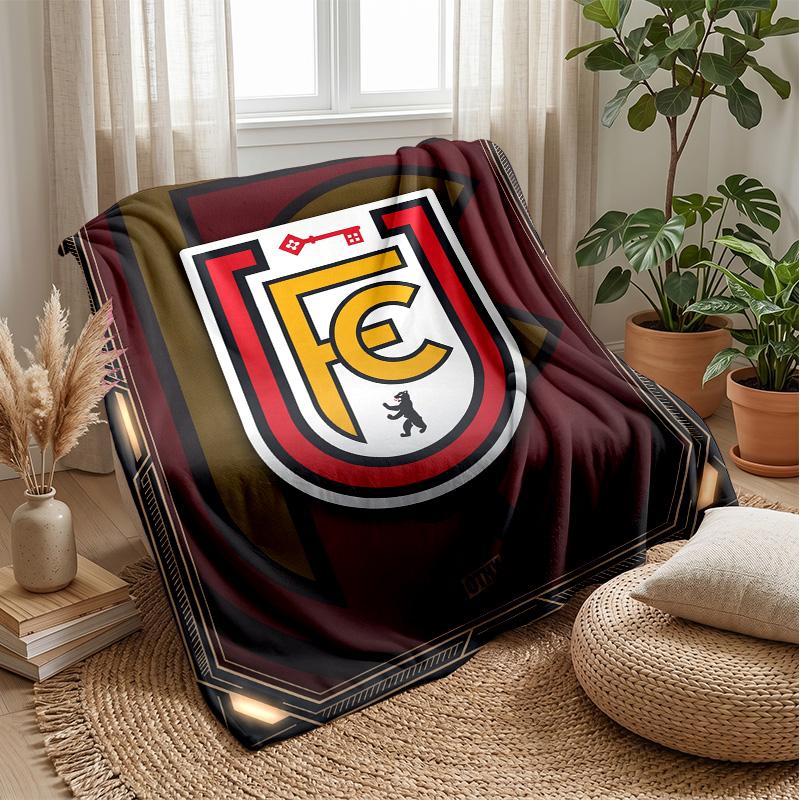 Coperta in pile di flanella morbida FC Union Berlin Leggera Accogliente Calda Coperta da lancio per divano letto Decorazione per la casa