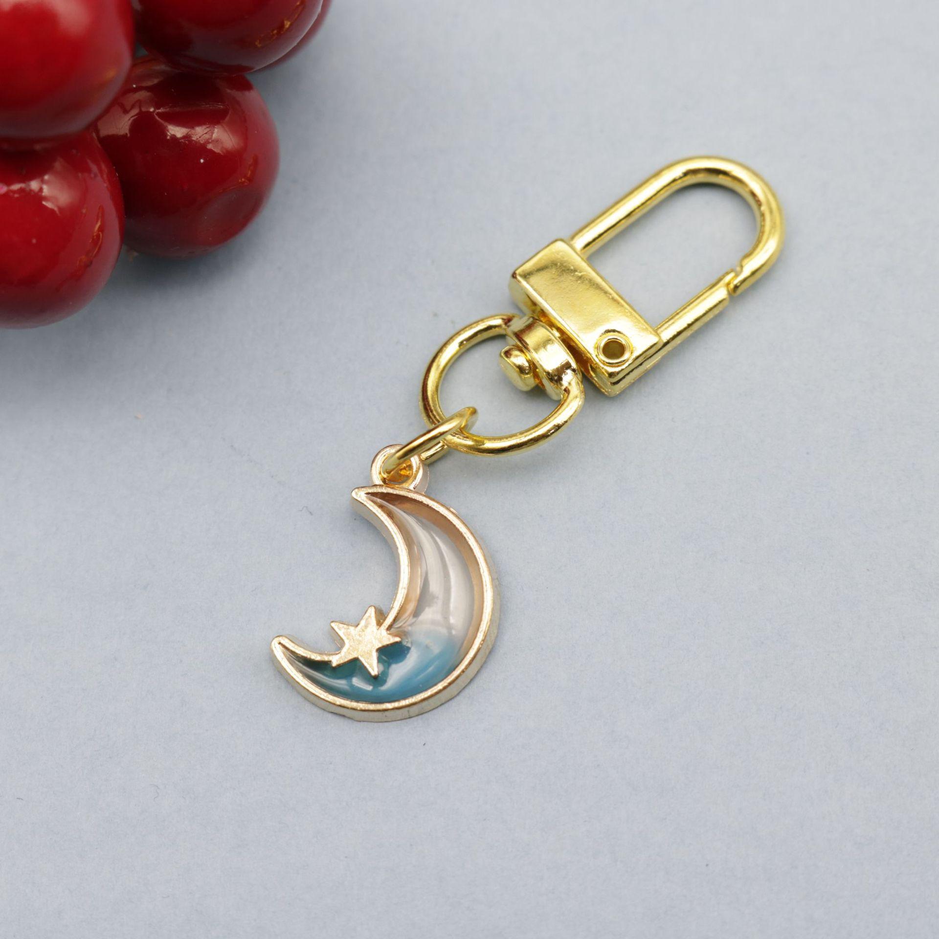 Hot Selling Moon Star Keychain Pendant