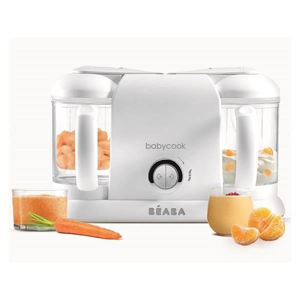 BEABA Babycook Duo, 4-i-1 babymatrobot, XXL kapasitet, hvit