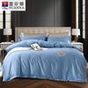 60-Count Long-Staple Cotton Cloud Time Bed Sheet 4-Piece Set