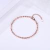 Qiaolanxuan Silver Plated Twisted Caterpillar Wave Bracelet - Women's Korean Fashion Jewelry