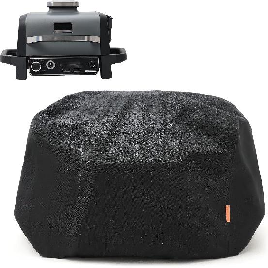 Waterproof Cover for Ninja Woodfire Outdoor Grill, Accessories for Ninja Wood Fire Smoker Grill OG700 Series, Windproof with Elastic Band Closure