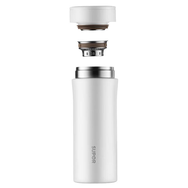 SUPOR 316L Stainless Steel Vacuum Insulated Thermos with Tea Infuser