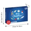 Fishing Advent Calendar, Christmas Fishing Fishhook Advent Calendar, Calendar Fishing Christmas Countdown 24 Days Fishing Lures