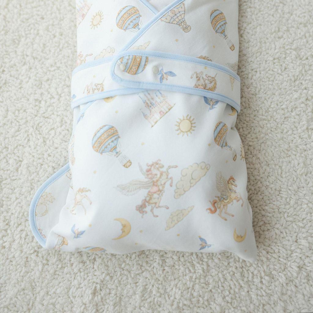Summer Pure Cotton Newborn Swaddle Blanket - Double Layer, Lightweight Baby Essential Cloth