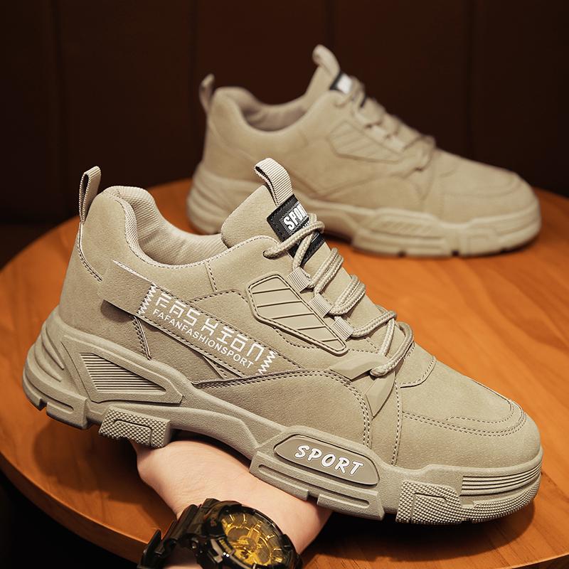Men's Plus Size Work & Hiking Shoes - Autumn/Winter, Wear-Resistant, Construction & Outdoor Protection.