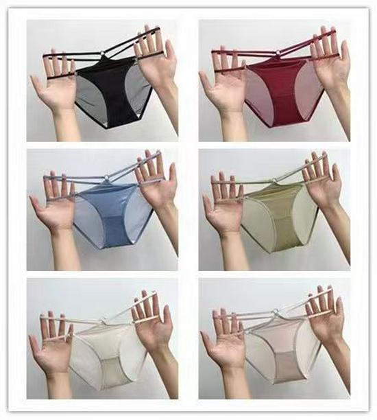 Clearance Ice Silk Lace Low-Rise Women's Panties