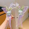 Cute Flower Butterfly Mermaid Elf Headband Princess Hair Accessories For Little Girls Lolita Hanfu Dress Up